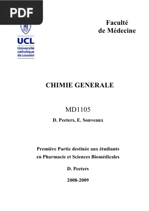 Chimie Generale