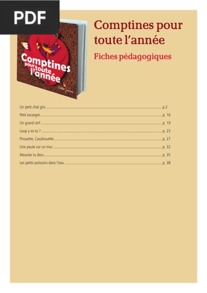 Comptines pour Toute l'Année