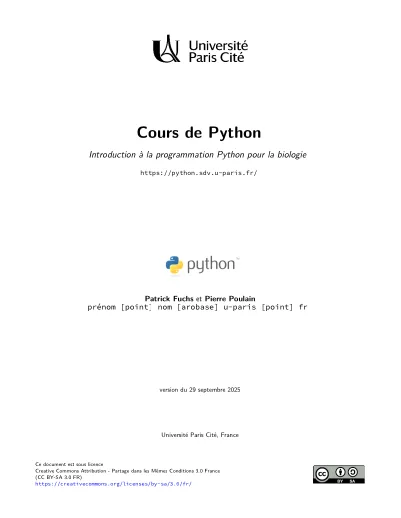 Cours de Python