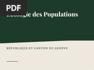 Écologie des Populations