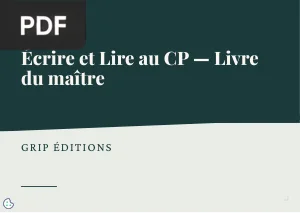 Écrire et Lire au CP, Livre du Maître