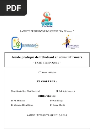 Guide Pratique de l'Etudiant en Soins Infirmiers