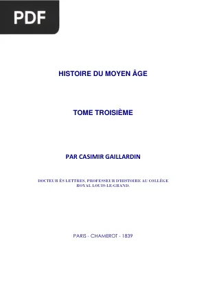 Histoire du Moyen Âge