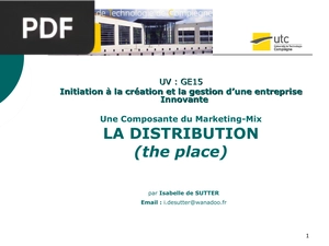Initiation à la Création et la Gestion d'une Entreprise Innovante