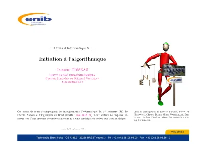 Initiation à l'Algorithmique