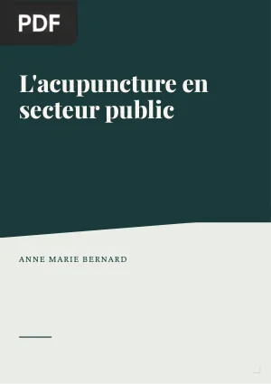 L'Acupuncture en Secteur Public