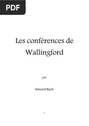 Les Conférences de Wallingford