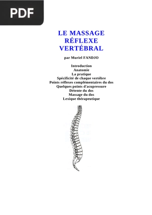 Réflexologie Vertébrale, le Massage Réflexe