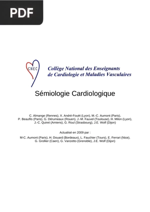 Sémiologie Cardiologique