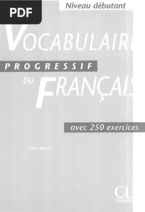 Vocabulaire Progressif du Français - Niveau Débutant